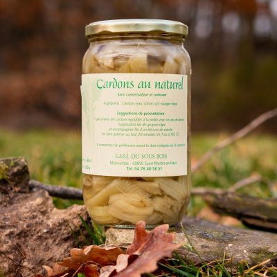 Bocal de cardons au naturel